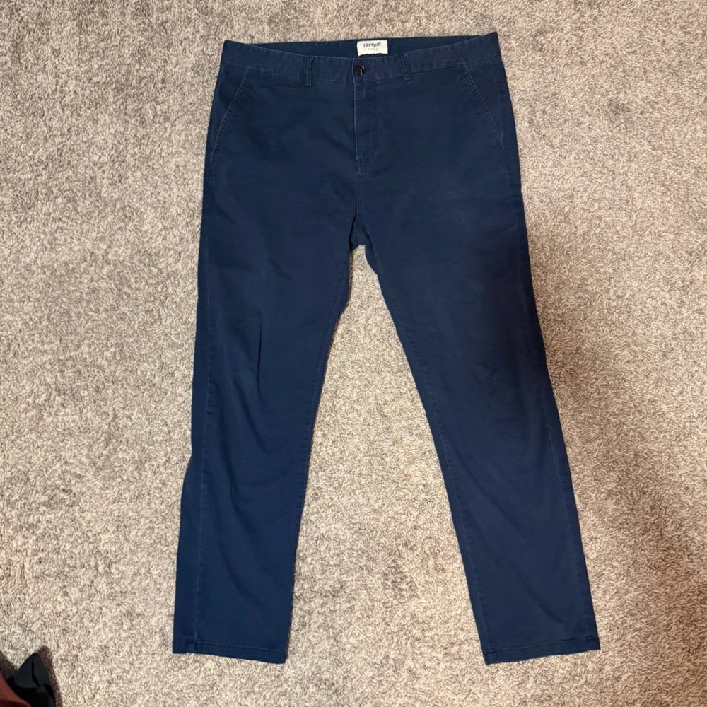 Navy Blue Chino Pants